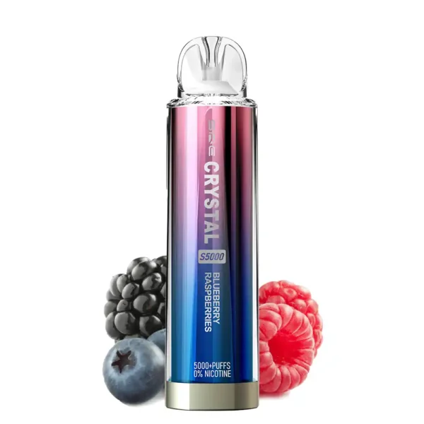 SKE Crystal S5000 Blueberry Raspberries 0mg 13ml