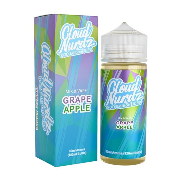 Cloud Nurdz Grape Apple Pod Edition Iced 120ml
