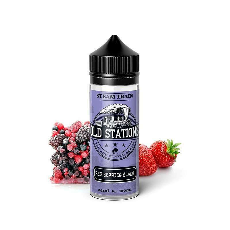 Steam Train Old Stations Red Berries Slash 120ml - Image 1