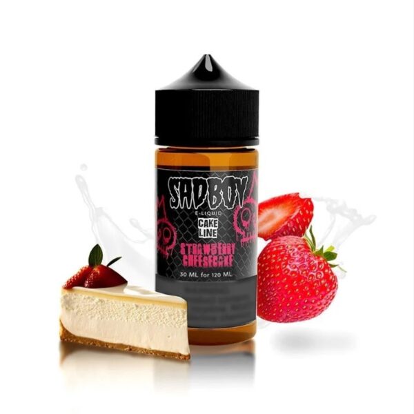 SADBOY Cake Line Strawberry Cheesecake 120ml (Made in USA)