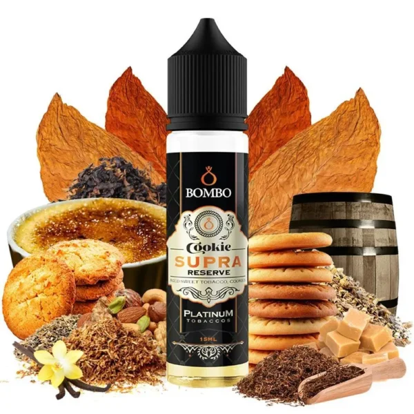 Bombo Platinum Tobaccos Cookie Supra Reserve 60ml Flavorshot