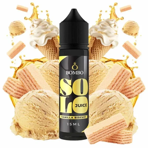 Bombo Solo Juice Vanilla Biscuit 60ml Flavorshot