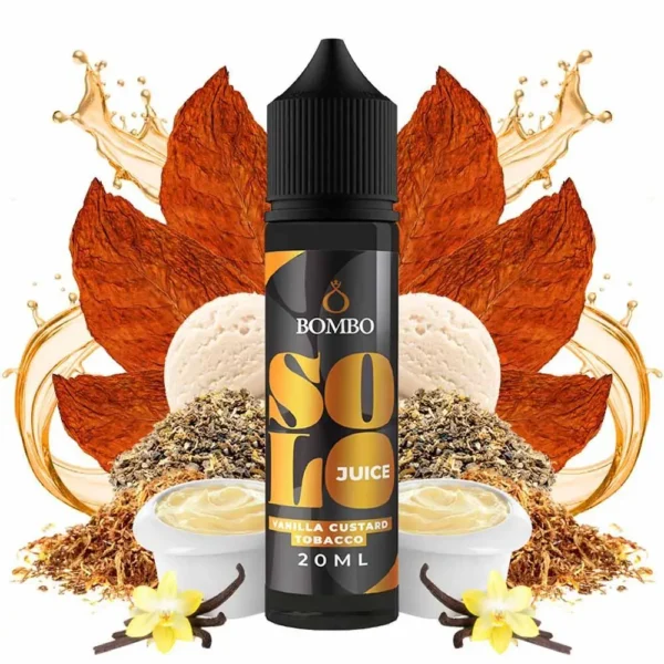 Bombo Solo Juice Vanilla Custard Tobacco 60ml Flavorshot