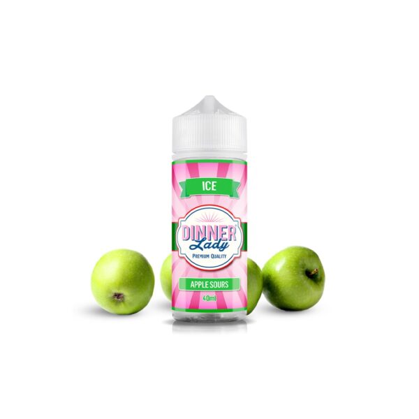 Dinner Lady Flavour Shot Apple Sours Ice 120ml