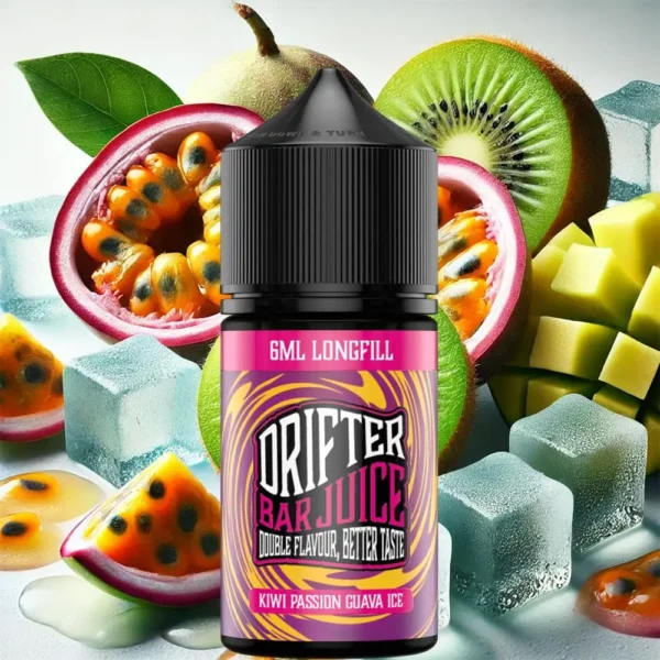 Drifter Bar Juice Kiwi Passion Guava Ice 30ml Flavorshot