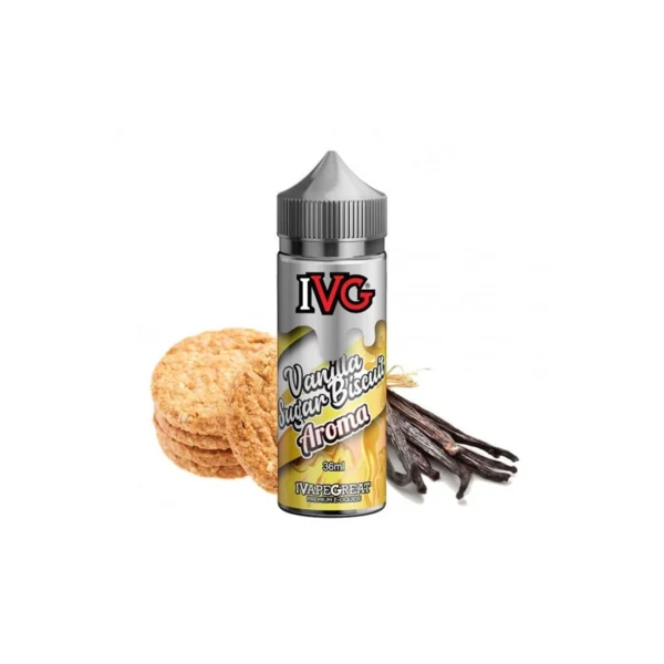 Ivg Flavour Shot Vanilla Sugar Biscuit 120ml