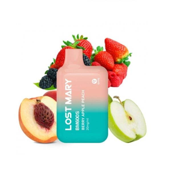 Lost Mary BM600S 20mg 2ml Berry Apple Peach