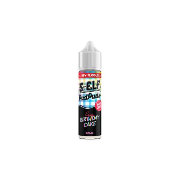 S-Elf Juice Pud Puds Birthday Cake Flavour Shot 60ml