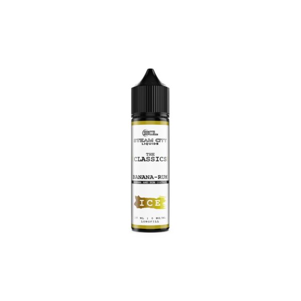 Steam City The Classics Banana Rum Ice Flavour Shot 60ml