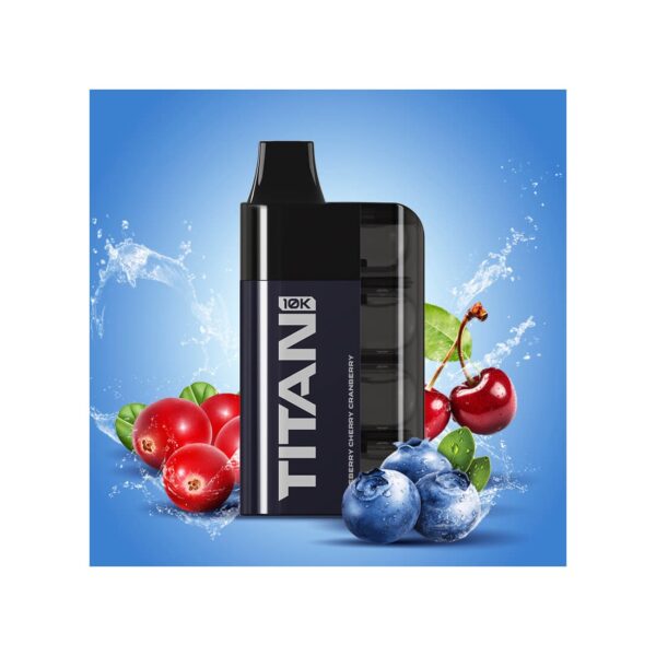 TITAN 10K Puffs Blueberry Cherry Cranberry 8x2ml 20mg