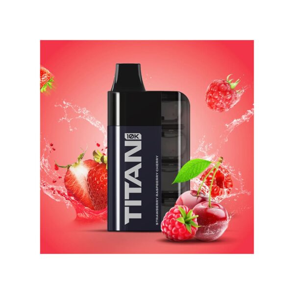 TITAN 10K Puffs Strawberry Raspberry Cherry 8x2ml 20mg