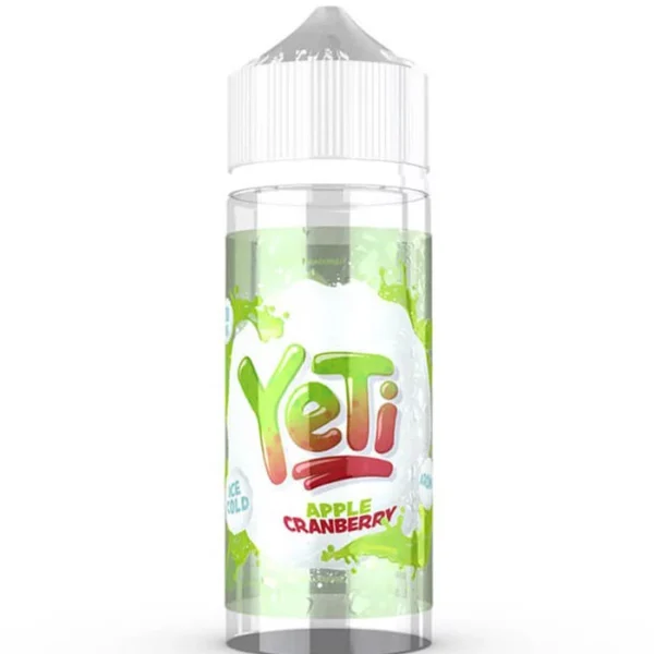 Yeti Iced Apple Cranberry Flavour Shot 120ml