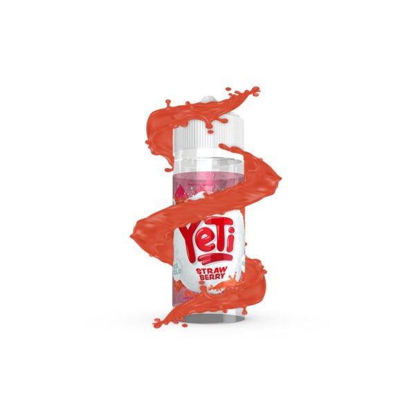 Yeti Iced Flavour Shot Strawberry 120ml