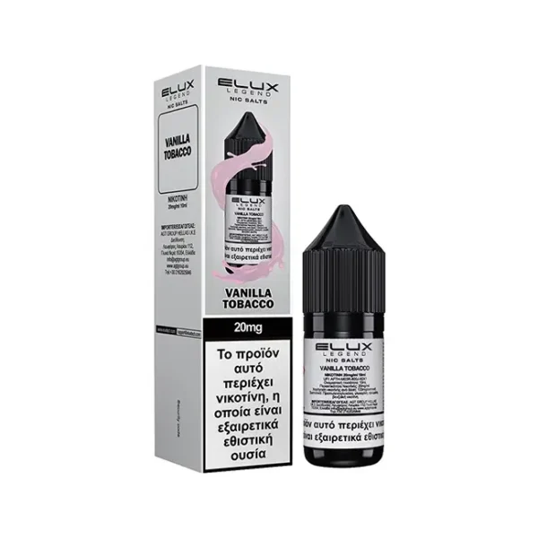Elux Vanilla Tobacco Salt 20mg 10ml