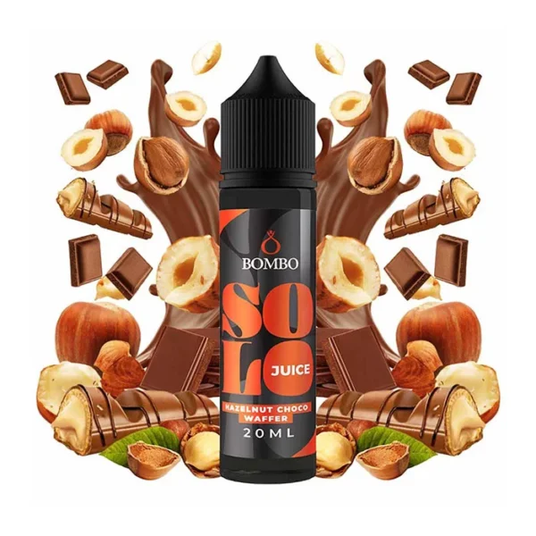 Bombo Solo Juice Hazelnut Choco Waffer 60ml Flavorshot