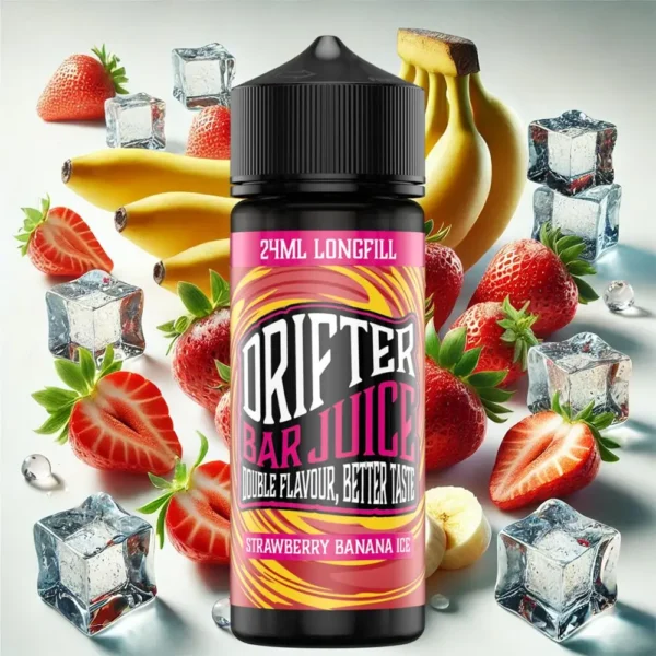 Drifter Bar Juice Strawberry Banana Ice 120ml Flavorshot