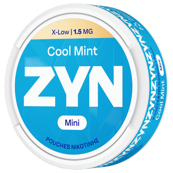 ZYN Cool Mint Nicotine Pouches 1.5mg | Εξαιρετικά Ήπια Ένταση | Χωρίς Καπνό
